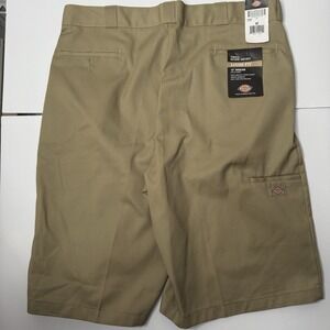 Dickies Men's‎ Twill Work Shorts Khaki Size 40x13 Cell Pocket New